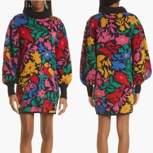 Farm Rio | Tropical Garden Sweater Dress NWT